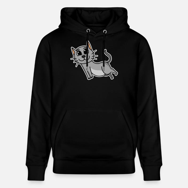 Chat - Sweat à capuche bio CRUISER Stanley/Stella Unisexe - noir