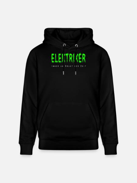 Elektriker Handwerker Design - Stanley/Stella Unisex Bio-Hoodie CRUISER - Schwarz