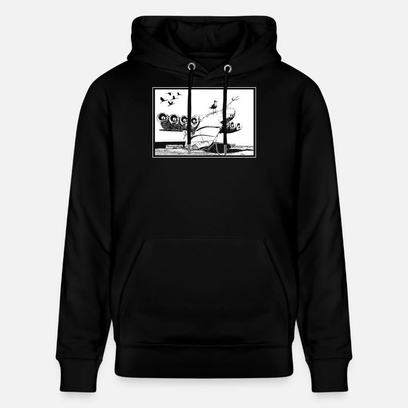 Epave d'avion - Sweat à capuche bio CRUISER Stanley/Stella Unisexe - noir