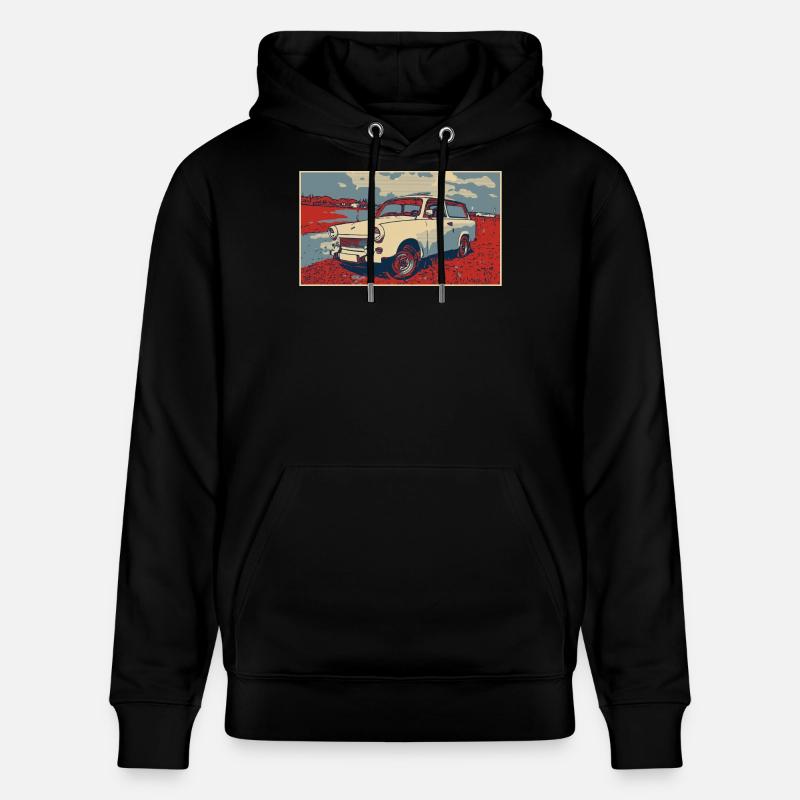 Trabant RDA - Sweat à capuche bio CRUISER Stanley/Stella Unisexe - noir