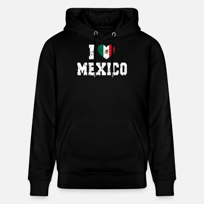 Mexique - Sweat à capuche bio CRUISER Stanley/Stella Unisexe - noir