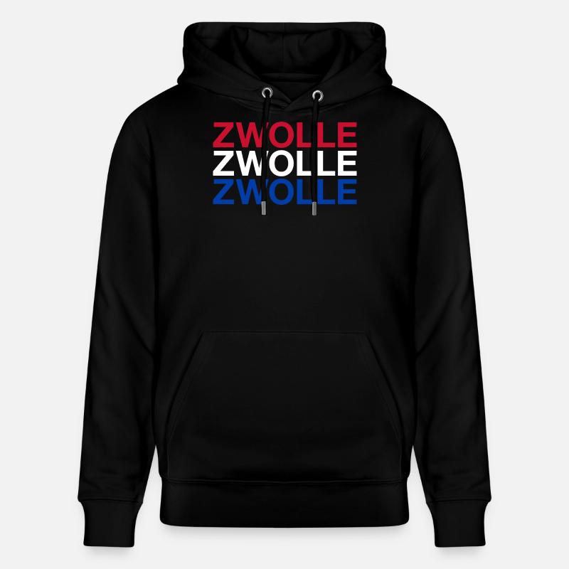ZWOLLE Pays-Bas Drapeau des Pays-Bas - Sweat à capuche bio CRUISER Stanley/Stella Unisexe - noir