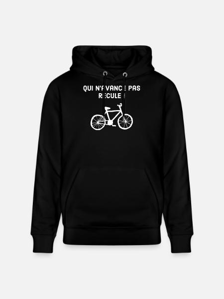 qui n‘avance pas recule - Sweat à capuche bio CRUISER Stanley/Stella Unisexe - noir