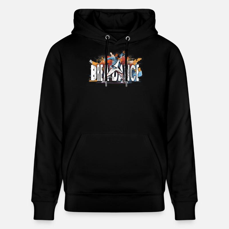 Breakdance Breakdancer Bboy - Stanley/Stella Unisex Bio-Hoodie CRUISER  - Schwarz