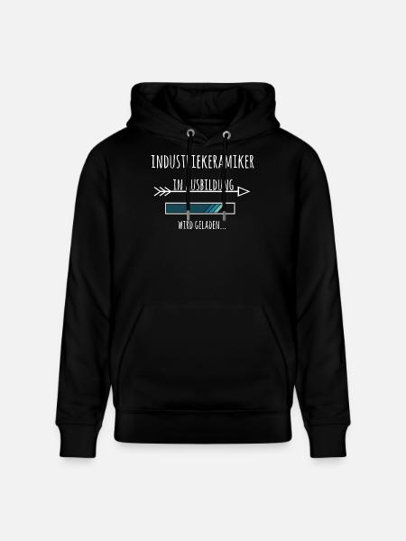 Industriekeramiker Ausbildung Beruf Geschenk - Stanley/Stella Unisex Bio-Hoodie CRUISER - Schwarz