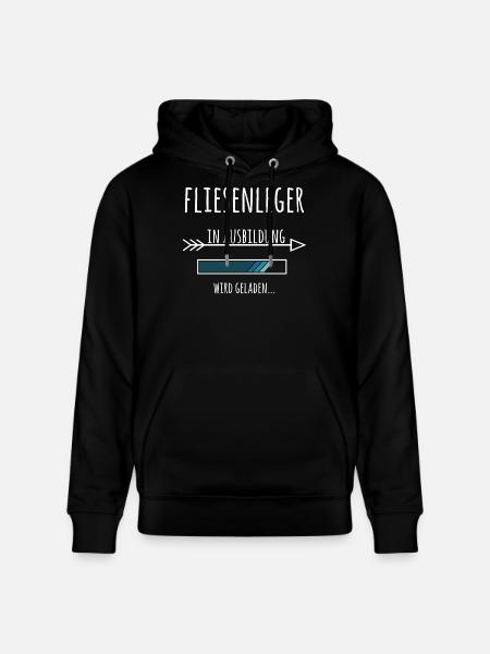 Fliesenleger Handwerk Beruf Ausbildung Geschenk - Stanley/Stella Unisex Bio-Hoodie CRUISER  - Schwarz