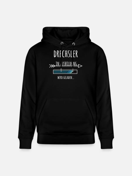 Drechsler Handwerker Ausbildung Geschenk - Stanley/Stella Unisex Bio-Hoodie CRUISER - Schwarz