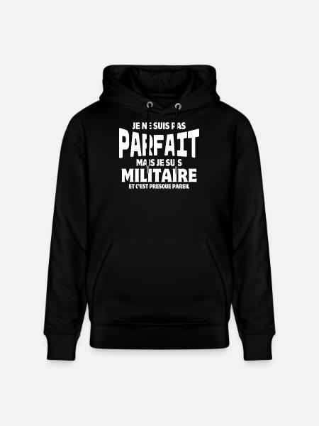 militaire, armée de terre - Sweat à capuche bio CRUISER Stanley/Stella Unisexe - noir