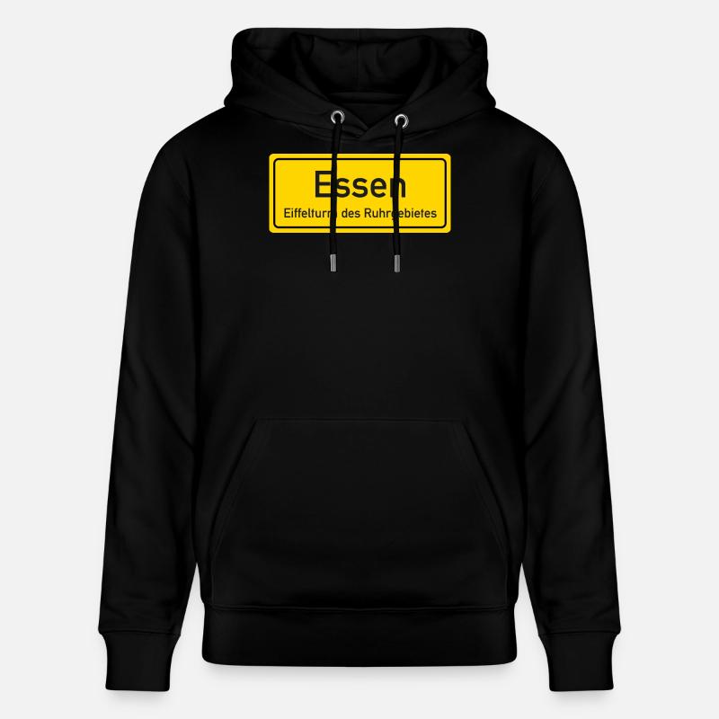 Nom de lieu d’Essen allemagne - Sweat à capuche bio CRUISER Stanley/Stella Unisexe - noir