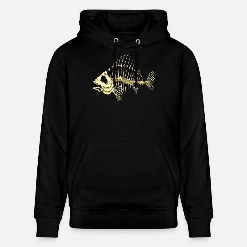 Poisson - Sweat à capuche bio CRUISER Stanley/Stella Unisexe - noir