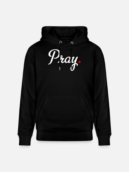 prier - Sweat à capuche bio CRUISER Stanley/Stella Unisexe - noir