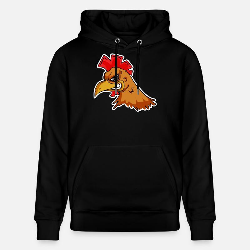 Tête de poulet - Sweat à capuche bio CRUISER Stanley/Stella Unisexe - noir