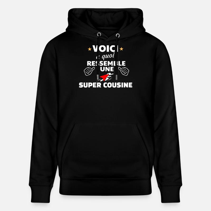 Expression de Fierté Fraternelle - Sweat à capuche bio CRUISER Stanley/Stella Unisexe - noir