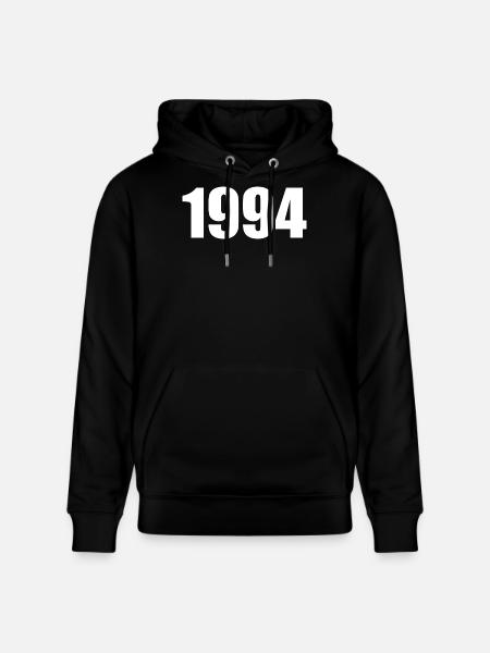 Personalize 1994 Birthday Template Design - Stanley/Stella CRUISER Unisex Organic Hoodie - black