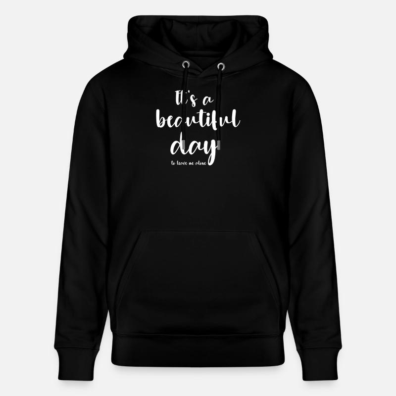 It's a beautiful day - Stanley/Stella Unisex Bio-Hoodie CRUISER  - Schwarz