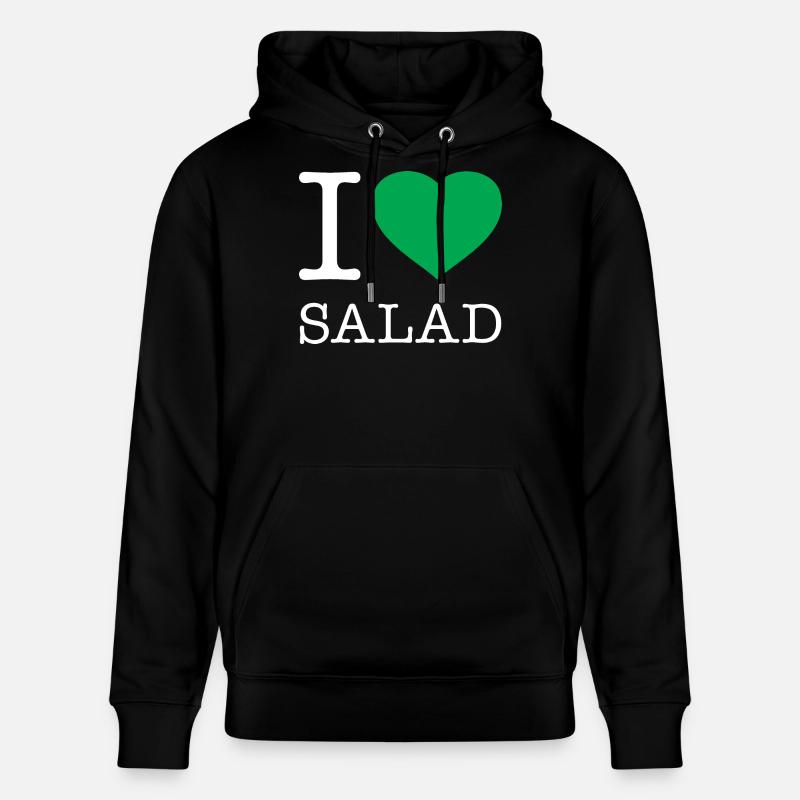 J’ADORE LA SALADE - Sweat à capuche bio CRUISER Stanley/Stella Unisexe - noir