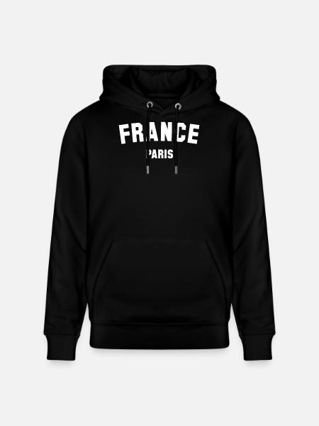FRANCE PARIS Frankreich - Stanley/Stella CRUISER Unisex Organic Hoodie - black