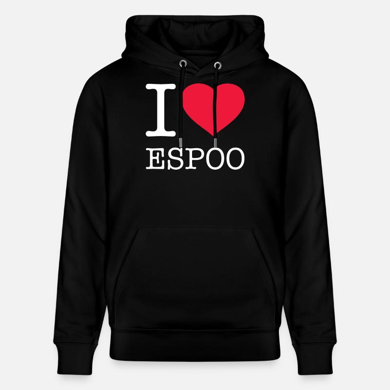 J’ADORE ESPOO - Sweat à capuche bio CRUISER Stanley/Stella Unisexe - noir