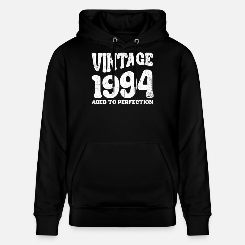 Millésime 1994 Vieilli à la perfection - Sweat à capuche bio CRUISER Stanley/Stella Unisexe - noir