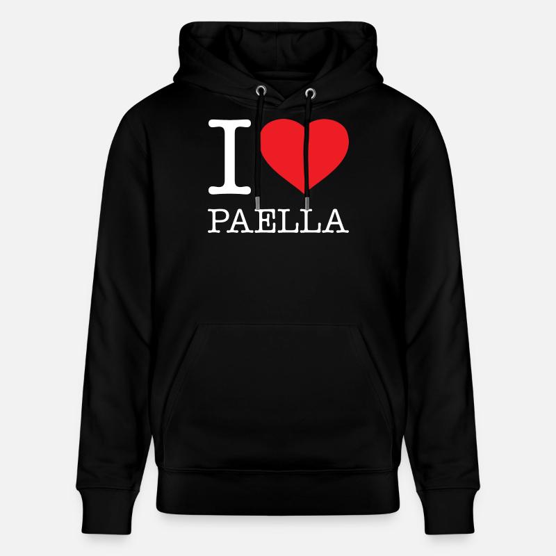 J’ADORE LA PAELLA - Sweat à capuche bio CRUISER Stanley/Stella Unisexe - noir