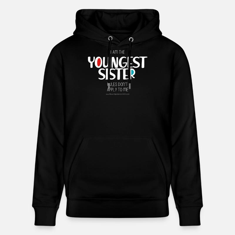 Sœur cadette - Sweat à capuche bio CRUISER Stanley/Stella Unisexe - noir
