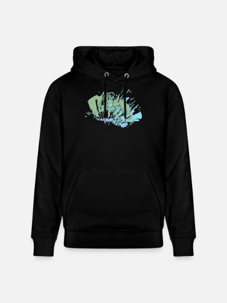 Skater - Stanley/Stella Unisex Bio-Hoodie CRUISER - Schwarz