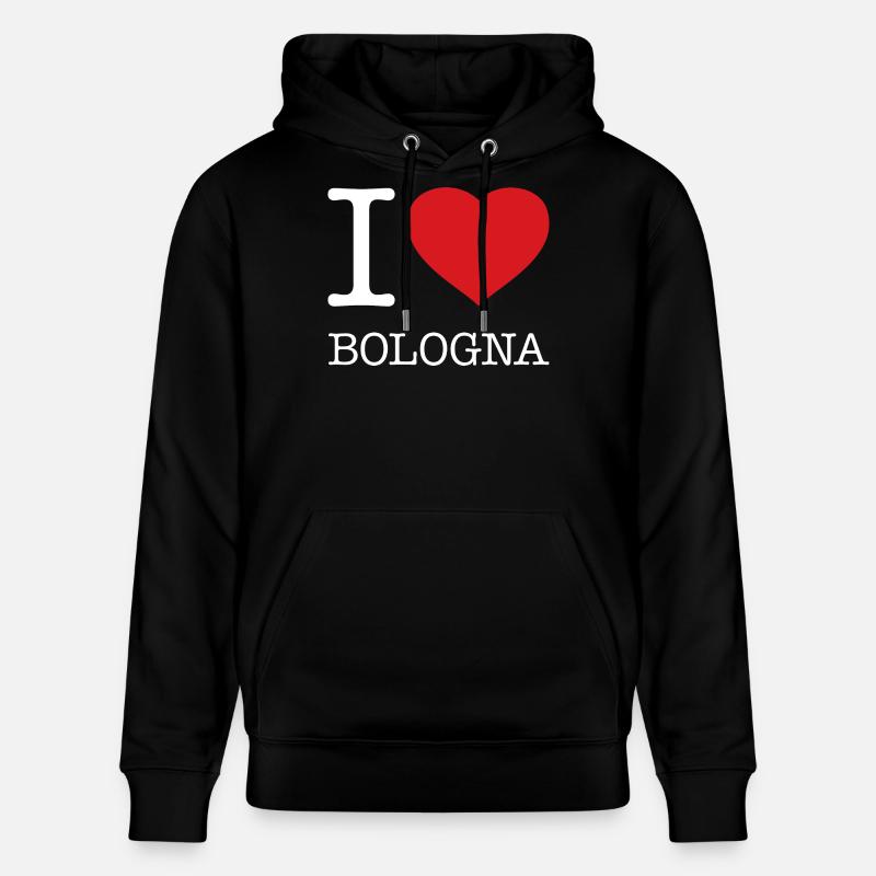 J’AIME BOLOGNE - Sweat à capuche bio CRUISER Stanley/Stella Unisexe - noir