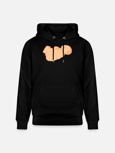 Nouveau-né, teint clair - Sweat à capuche bio CRUISER Stanley/Stella Unisexe - noir