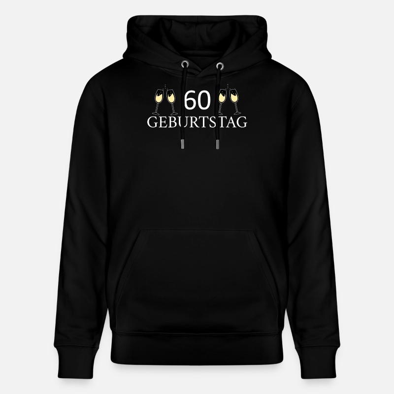 60e anniversaire 60 ans - Sweat à capuche bio CRUISER Stanley/Stella Unisexe - noir