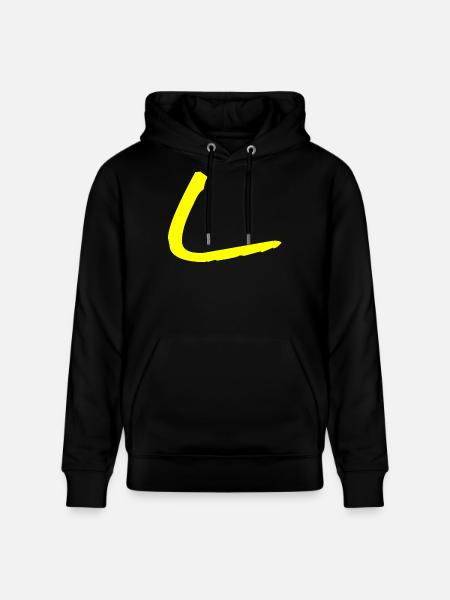Buchstabe L - Stanley/Stella Unisex Bio-Hoodie CRUISER - Schwarz