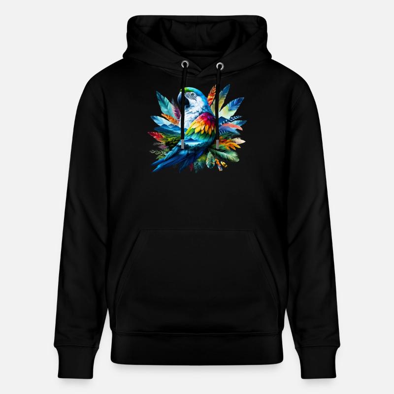 Perroquet - Sweat à capuche bio CRUISER Stanley/Stella Unisexe - noir