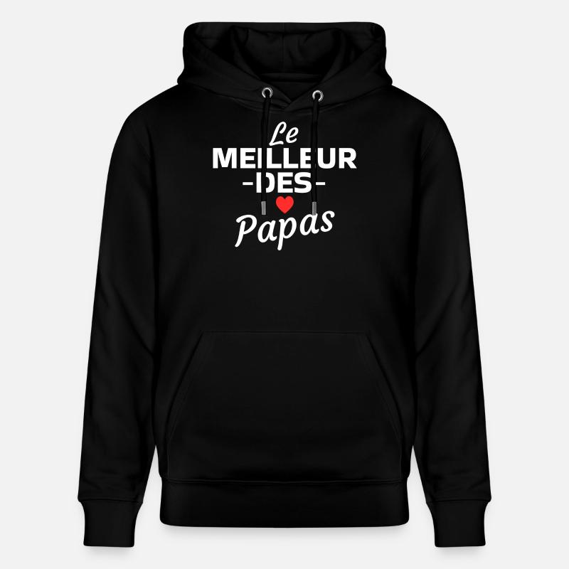 Das Beste unter den Vätern - Stanley/Stella Unisex Bio-Hoodie CRUISER  - Schwarz