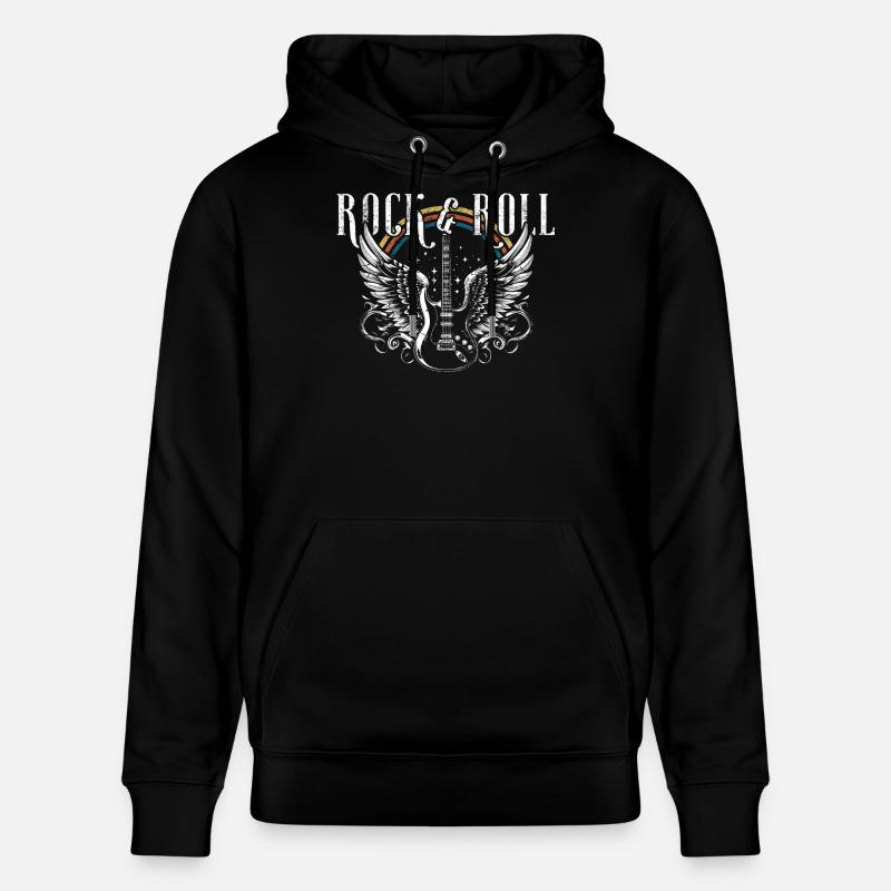 Rock & Roll Guitar - Sweat à capuche bio CRUISER Stanley/Stella Unisexe - noir