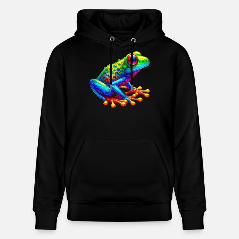Grenouille - Sweat à capuche bio CRUISER Stanley/Stella Unisexe - noir