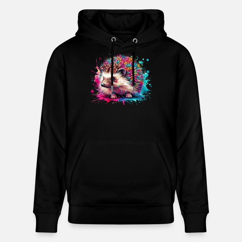 Hérisson - Sweat à capuche bio CRUISER Stanley/Stella Unisexe - noir