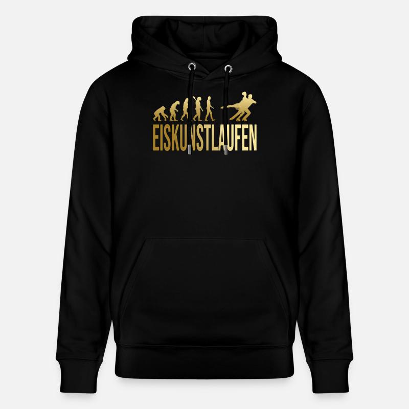 Evolution Eiskunstlaufen - Stanley/Stella Unisex Bio-Hoodie CRUISER  - Schwarz