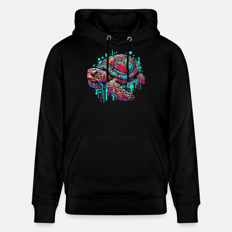 Tortue - Sweat à capuche bio CRUISER Stanley/Stella Unisexe - noir