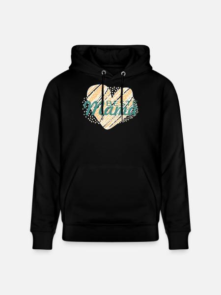 BesteMama - Stanley/Stella Unisex Bio-Hoodie CRUISER  - Schwarz