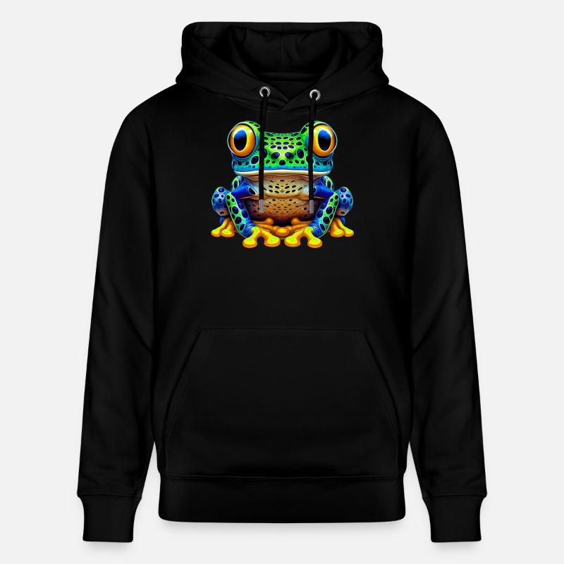 Grenouille - Sweat à capuche bio CRUISER Stanley/Stella Unisexe - noir