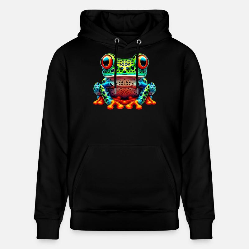 Grenouille - Sweat à capuche bio CRUISER Stanley/Stella Unisexe - noir