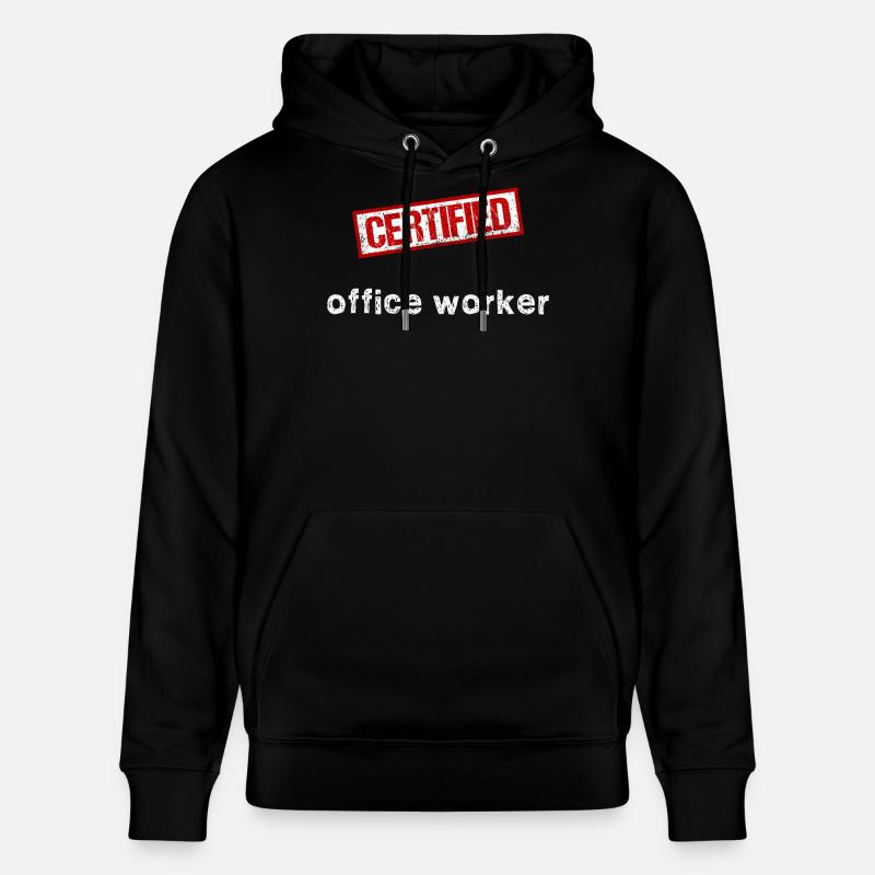 Employé de bureau - Sweat à capuche bio CRUISER Stanley/Stella Unisexe - noir