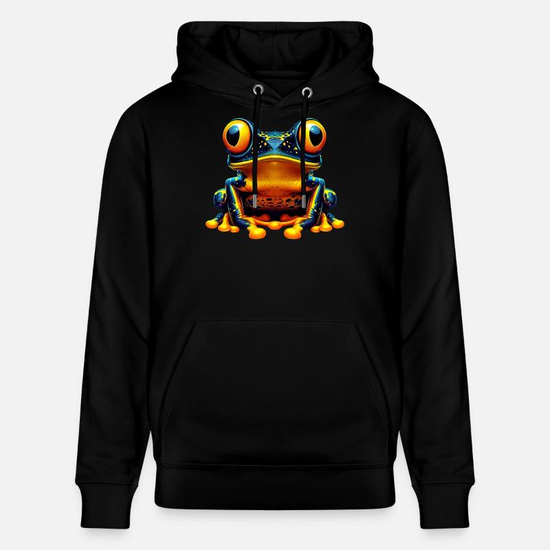 Grenouille - Sweat à capuche bio CRUISER Stanley/Stella Unisexe - noir