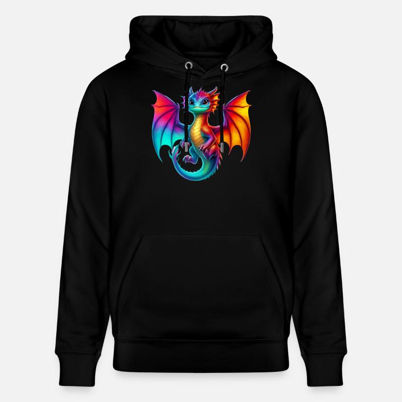 Drache - Stanley/Stella Unisex Bio-Hoodie CRUISER  - Schwarz