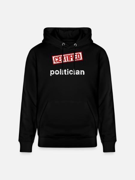Politician - Stanley/Stella CRUISER Unisex Organic Hoodie - black