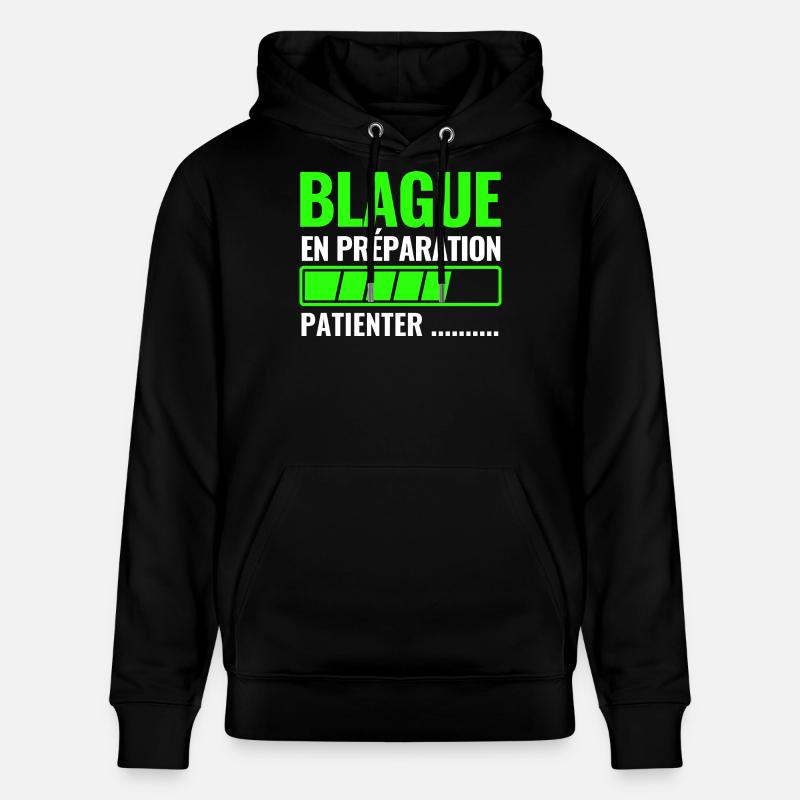 blague en préparation - Sweat à capuche bio CRUISER Stanley/Stella Unisexe - noir