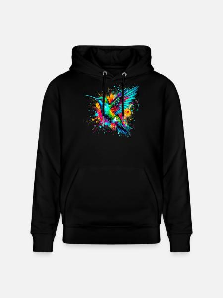 Colibri - Sweat à capuche bio CRUISER Stanley/Stella Unisexe - noir