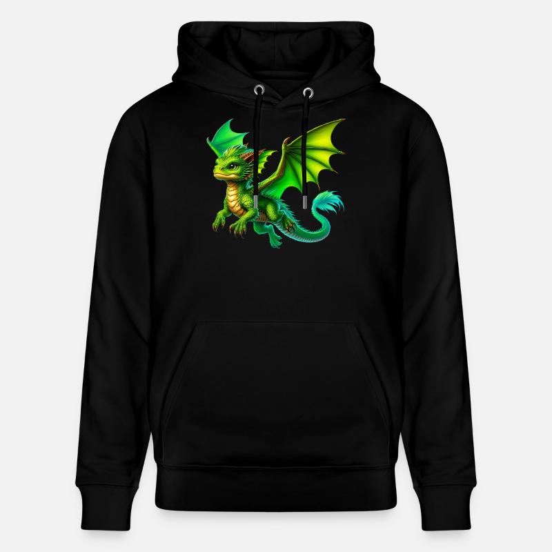 Drache - Stanley/Stella Unisex Bio-Hoodie CRUISER  - Schwarz
