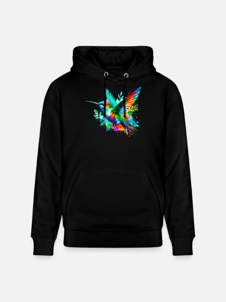 Colibri - Sweat à capuche bio CRUISER Stanley/Stella Unisexe - noir