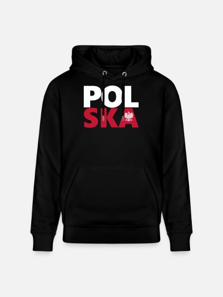 Poland - Stanley/Stella CRUISER Unisex Organic Hoodie - black
