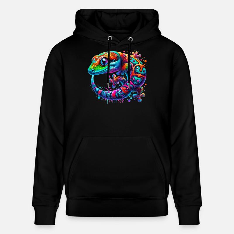 Gecko - Stanley/Stella Unisex Bio-Hoodie CRUISER  - Schwarz